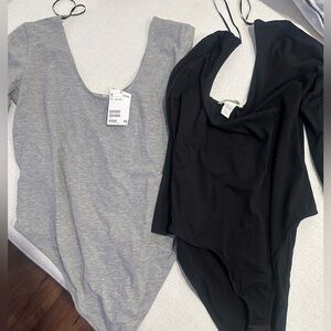 2 bodysuit bundle! Scoop neck